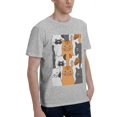 thumbnail image 2 of Bingfone Funny Cats Men'S Loose Fit Short-Sleeve Pocket T-Shirt, 2 of 7