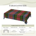 thumbnail image 6 of Rectangle Table Cloth, Scottish Clan Macpherson Tartan Plaid Resistant Washable Tablecloth Decorative Table Cover for Dining, Indoor and Outdoor, 6 of 6