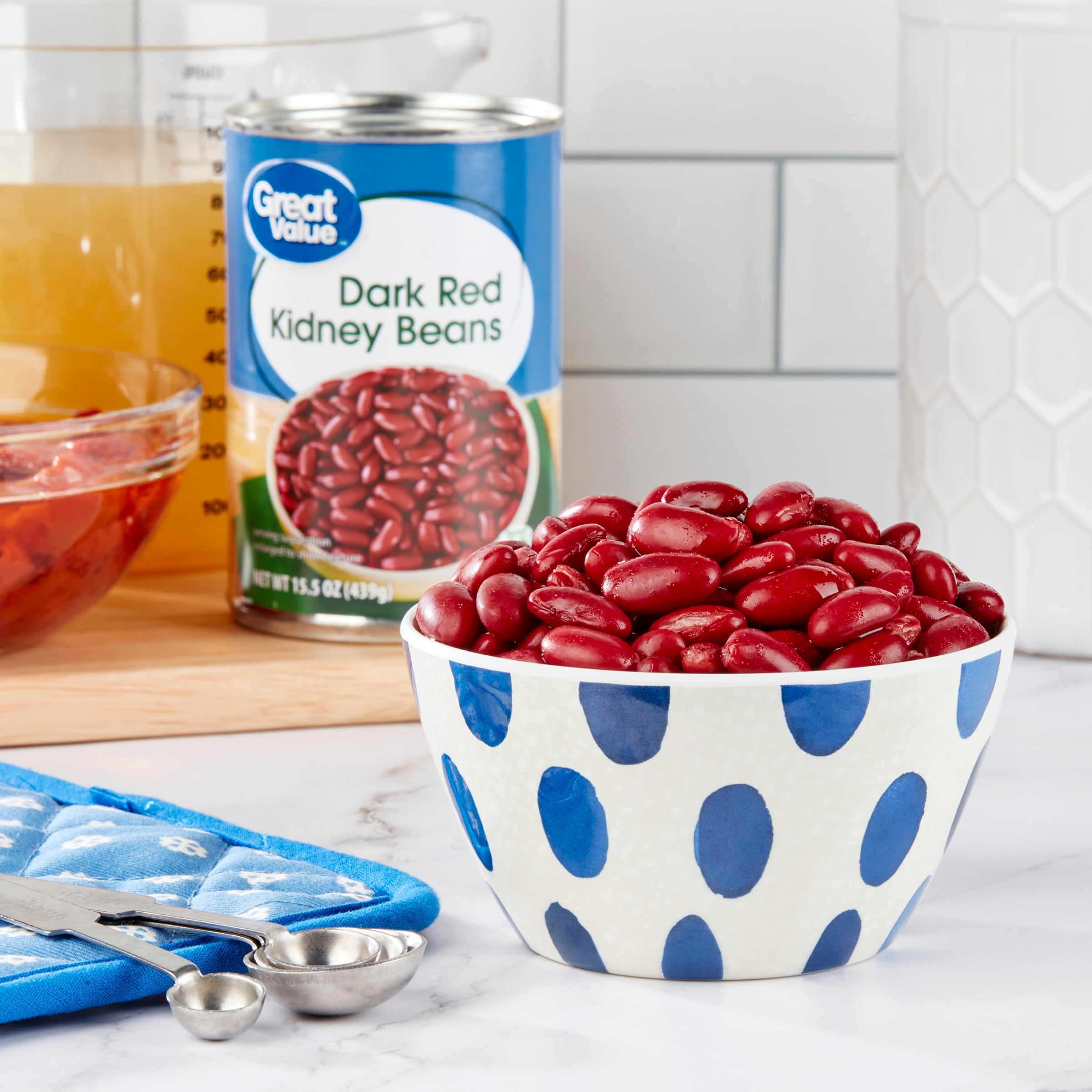 Great Value Dark Red Kidney Beans, 15.5 oz