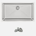 thumbnail image 2 of Stylish Dual Mount 31" Stainless Steel Single Bowl Kitchen Sink with Strainer S-402, 2 of 11