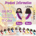thumbnail image 2 of 100PCS Little Jesus Figures, Mini Jesus Figurines in Bulk, Multicolor Tiny Jesus Figures, Miniature Figurines to Hide and Seek Religious Gifts for Easter Egg Stuffers(10 Colors), 2 of 10