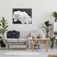 thumbnail image 2 of Delicate White Hydrangea Petals Botanical & Floral Photograph Gallery Wrapped Canvas Print Wall Art, 2 of 7