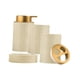 thumbnail image 5 of Juego de 4 Accesorios de Baño Macarena Cerámica Moderno Caqui, 5 of 8