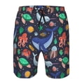 thumbnail image 4 of Kdxio The Underwater World Pattern Mens Casual Shorts - Drawstring Summer Beach Sports Shorts for Men, 4 of 9