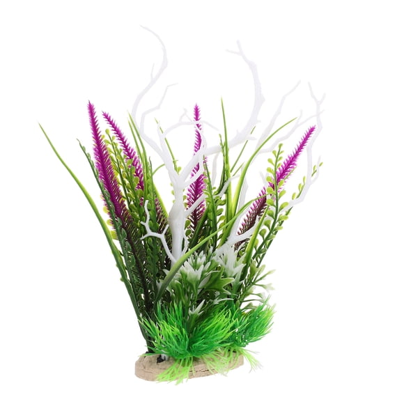 Raindrops Plastic Aquarium Plants Fish Tank Decor Style 1Pack