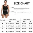 thumbnail image 2 of QRIC Mens Gynecomastia Compression Shirts Slimming Undershirt Body Shaper Tank Top Vest Abs Waist Trainer, 2 of 6