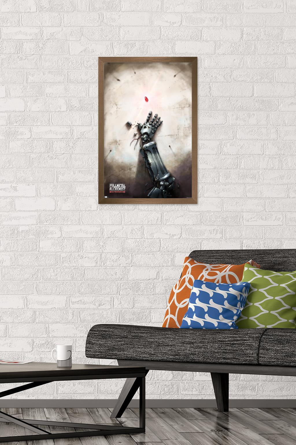 Fullmetal Alchemist: Brotherhood - Key Art 4 Wall Poster, 14.725" x 22.375" Framed
