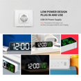 thumbnail image 4 of [Brand Clearance!] LED Digital Alarm Clocks For Bedrooms Bedside Large White Digit Display, 4 of 6