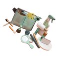thumbnail image 1 of OULII 1 Set Salon Pretend Play Set for Kids featuring Haircut Tools and Wooden Material, 1 of 8