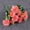 Pink, variant on LKZQHMC 1 Bunche Bouquet of Artificial Silk Flower Carnations, Bouquet and Green Leaf for Home Party,Bridal Wedding Holding Flowers Festival Decor with 10 Per Bunch Flower (Gold)