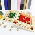 thumbnail image 5 of Juego de mesa de dados,Juego de mesa de madera para 4 jugadores con dados cerrados,cerrar la caja juego de mesa de madera juegos dado,tablero niños pequeños contra pasar cerdos carreras de, 5 of 5