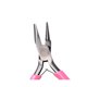 thumbnail image 4 of Alicates cóncavos redondos shaofei de 5 pulgadas para bricolaje color rosa plateado, 4 of 5