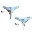 thumbnail image 3 of Fotbe Funny Cat Taking a Bath Tanga Sin Costuras para Mujer con Estampado – Panties Invisibles, Transpirables y Cómodos para Uso Diario-X-Small, 3 of 6