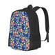thumbnail image 1 of Balery Cute Popcorn Mochila para hombre y mujer - Tela Oxford 600D resistente - Gran capacidad, resistente al agua, ideal para la escuela, viajes y senderismo, 1 of 6