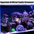 thumbnail image 2 of Acuario Adorno Caracoles Artificiales con Ventosa Púrpura, 2 of 8