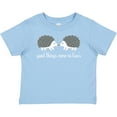 thumbnail image 3 of Inktastic Twin Hedgehogs Baby Gift Boys or Girls Baby T-Shirt, 3 of 5