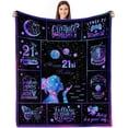 thumbnail image 1 of LHSHID 21th Birthday Gifts for Girls 21 Year Old Girl Birthday Gifts Best Gifts for 21 Year Old Girl 18th Birthday Gifts for Her 21th Birthday Decorations for Girls Throw Blanket 30"x40", 1 of 7