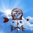 thumbnail image 3 of facefd Stainless Steel Weather Vane Retro Farm Scene Garden Stake Weathervane Professional Measuring Tools Type 5, 3 of 9