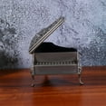 thumbnail image 3 of unbranded 1Ud Caja Para Joyas De Aleación Con Piano Color Plata Para Almacenamiento, 3 of 6