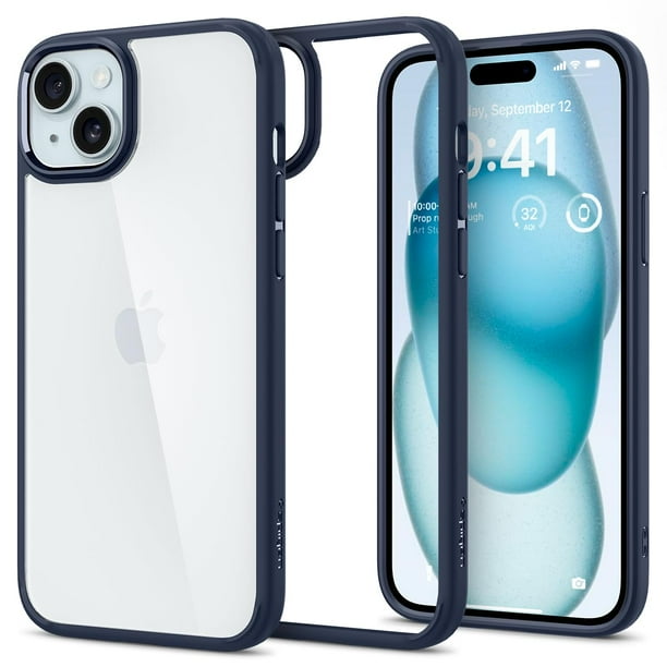 Funda Spigen Ultra Hybrid para iPhone 15 Azul Marino