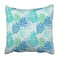 thumbnail image 1 of EREHome Housse de Coussin Motif Feuille Tropicale Style Rétro Original avec Points Abstraits 16x16 Pouces, 1 of 1