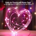 thumbnail image 4 of Fairdeer, 20 luces LED Fairdeer, 7 pies, funciona con pilas, paquete de 12 unidades, color rosa, 4 of 7