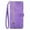 Purple, variant on Decase for Motorola Moto G 2025 Case Wallet with Card Holder Slots & Zipper Pocket, Embossed PU Leather Flip Cover with Wrist Strap for Moto G 5G 2025,Purple