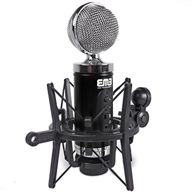 Metal Shock Mount Anti-Wind Cap Boytone BT-68SM Professional Studio Recording Podcast Condenser 