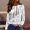 White, variant on Fznquz Womens Workout Tops Crewneck White Long Sleeve T-Shirt Spring Tunic Casual Tops,XXL
