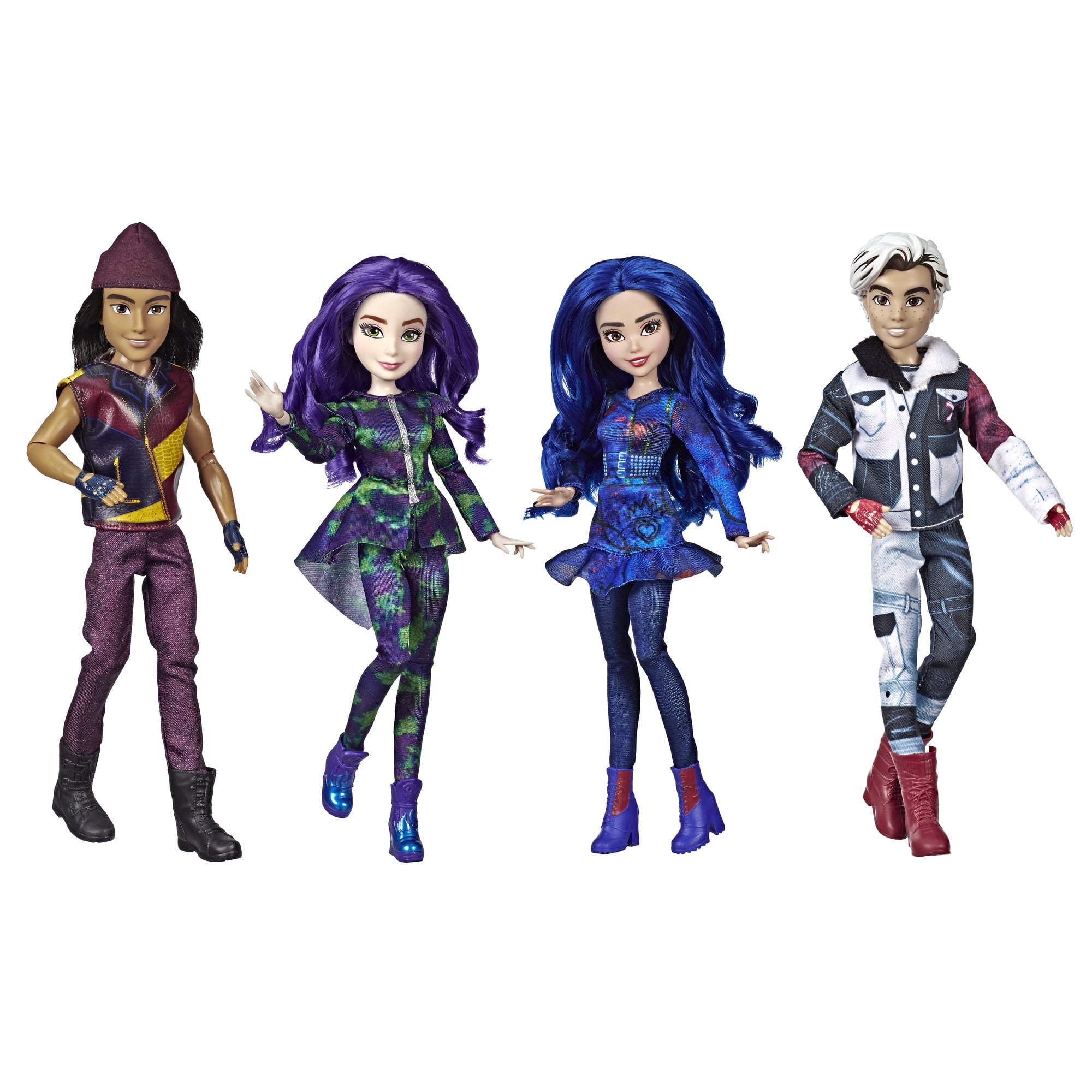 Disney Descendants Isle of the Lost Collection, Includes 4 Pack of Dolls