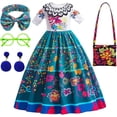 thumbnail image 1 of Prendas de Encanto Mirabel Para Niñas,Prendas de Encanto Para Niñas,Prendas de Mirabel,Prendas de Princesa Mirabel,Con Bagas y Pendientes,Adecuadas Para la Fiesta Navideña de Cumpleaños de Los 120cm, 1 of 6