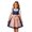 Navy, variant on Girls Dirndl Dresses Puff Sleeve German Bavarian Traditional Apron Dress Kids Oktoberfest Costume Holiday Outfits for Festival Party Sky Blue 140