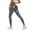Grey, variant on UJNDER Women's Leather Leggings High Waisted Stretch Pleather Pants Fashion Fit Black M