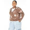 thumbnail image 2 of Celebrity Pink Women's and Women's Plus Long Sleeve Cardigan, Sizes XS-3X, 2 of 4