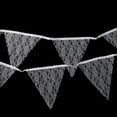 thumbnail image 3 of Banderas del vintage de la bandera del empavesado del cordón de la tela 4yd para el banquete de boda Zulema Bandera del empavesado de encaje, 3 of 8