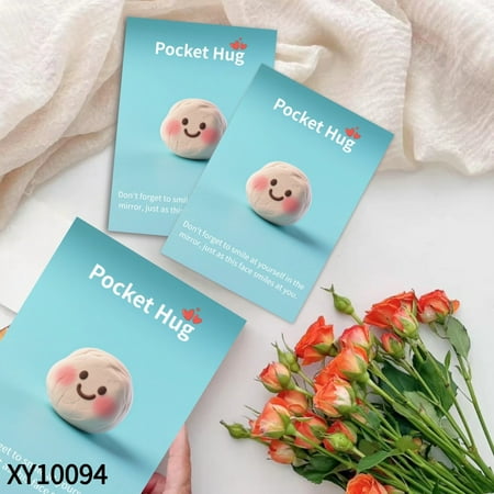 Adorable Pocket Hug Emoji,Pocket Hug Sweet, Positive Daily Reminder, Encouraging Gift for Family and Friends, Perfect for Christmas, Easter, Thanksiving