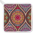 thumbnail image 3 of Dreamtimes Oven Mitts and Pot Holders with Chef Apron 3Pcs Set Vintage Decorative Elements Non Slip Heat Resistant Gloves for Baking Cooking BBQ, 3 of 7
