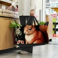 thumbnail image 6 of Squirrel Large Capacity Reusable Foldable Oxford Cloth Easter Basket Tote Bag Shopping Bags Decorative Box, 6 of 7