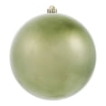 thumbnail image 1 of Vickerman 12" Contemporary Plastic Ball Ornament in Candy Wrought Iron Green, 1 of 3