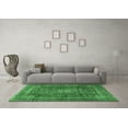 thumbnail image 3 of Ahgly Company Indoor Square Medallion Emerald Green Traditional Area Rugs, 4' Square, 3 of 4