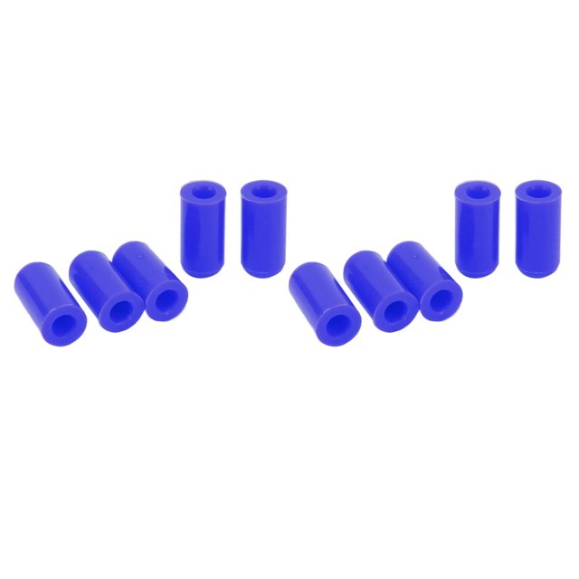 10 Uds. Tapa de manguera de vacío de admisión de 6mm resistencia al desgaste de silicona Flexible impermeable cubierta de tubo de admisión automática tapón final azul Jadeshay A