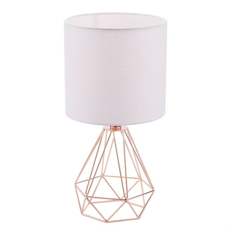 18 Ul Certificated Table Lamp W Rose, Pink And Rose Gold Table Lamp