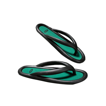 

Rotosw Women Slide Sandals Flat Heels Sandal Slip On Summer Slippers Non-slip Open Toe Flip Flops Home Waterproof Shower Slipper Black Green 7.5-8(M)