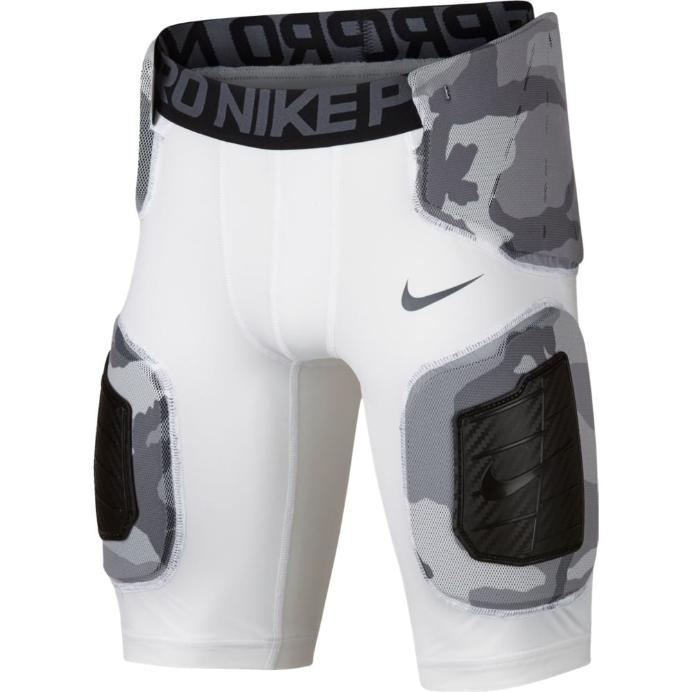 Nike Youth Pro Combat Hyperstrong Core Padded Camo Shorts 904148-100 White - Walmart.com
