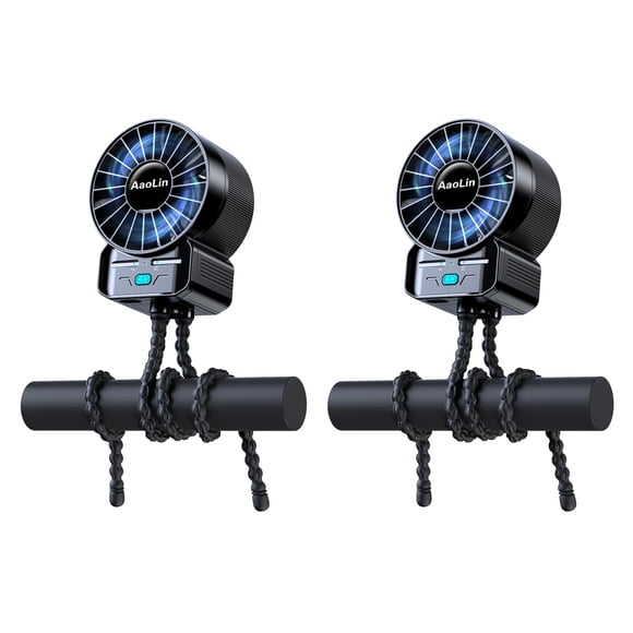 Ventilador de cochecito AAOlin Mini portátil de 4 velocidades, recargable por USB