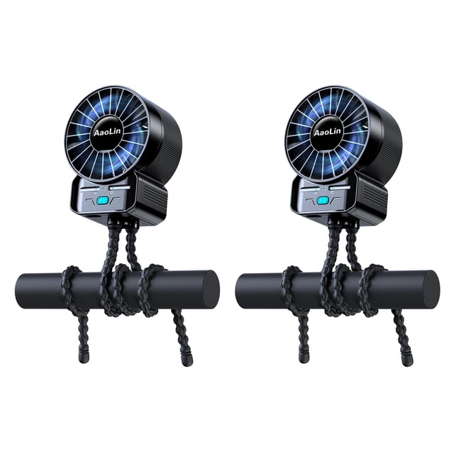 Ventilador de cochecito AAOlin Mini portátil de 4 velocidades, recargable por USB