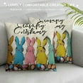 thumbnail image 3 of PHYHOO Easter Pillow Covers Decor Hello My Peeps Pillow Covers Easter Decorative Outdoor Throw Pillow Covers Cushion Case, 3 of 5