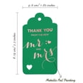 thumbnail image 5 of Inkdotpot Pack Of 50 ThankYou From The New Wedding Favor Paper Tags Craft Real Rose Gold Foil Hang Tags, 5 of 6