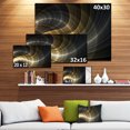 thumbnail image 4 of Design Art - Art de Lumière Fractale Jaune, 4 of 4