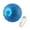 Blue, variant on Bullpaw Interactive Dog Rolling Ball Toy USB Rechargeable Smart Ball with LED Light Automatic Moving Bouncing Rotating Ball Touch Activated Pet Toy for Cats Dogs